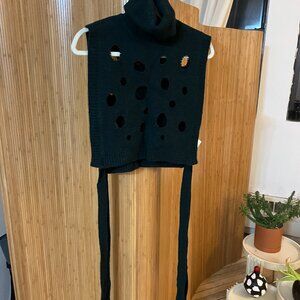 Forest Green Wool Vest